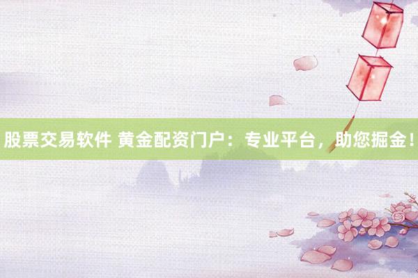 股票交易软件 黄金配资门户：专业平台，助您掘金！